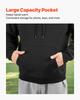 Women Pullover Hoodie, Medium Size, Fleece Long Sleeve Comfy Casual Basic Pullover Hooded Sweatshirt, Warm & Skin-friendly, Practical & Trendy, Black