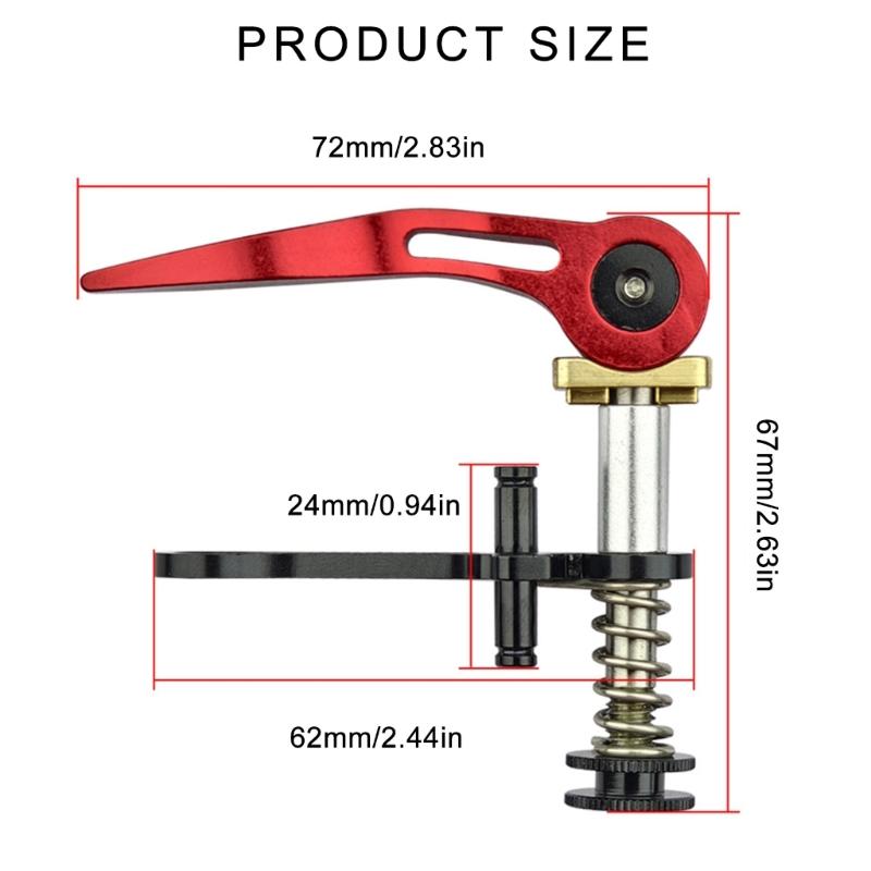 Haltbarkeit Fahrradsitz Rohrschelle Schnellspanner Klapprad Sattelstützklemme für Klappräder