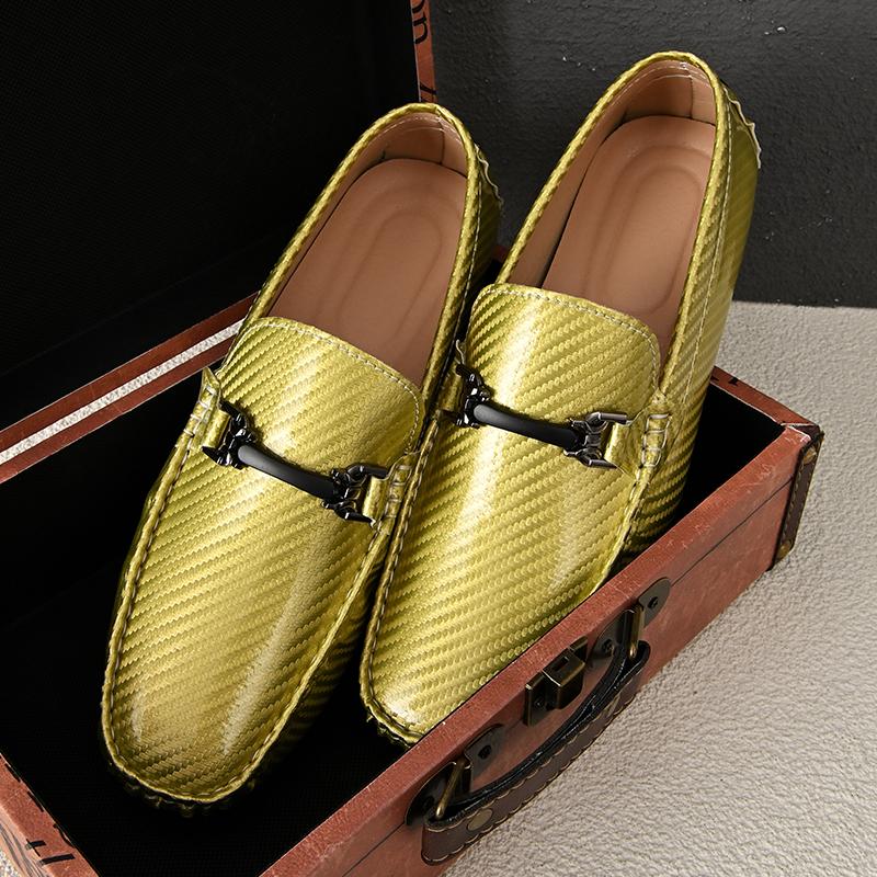 Módní mokasíny Pánské ručně vyráběné ležérní nazouvací boty PU kůže Pánské mokasíny Venkovní pohodlné prodyšné Pánské řidičské boty