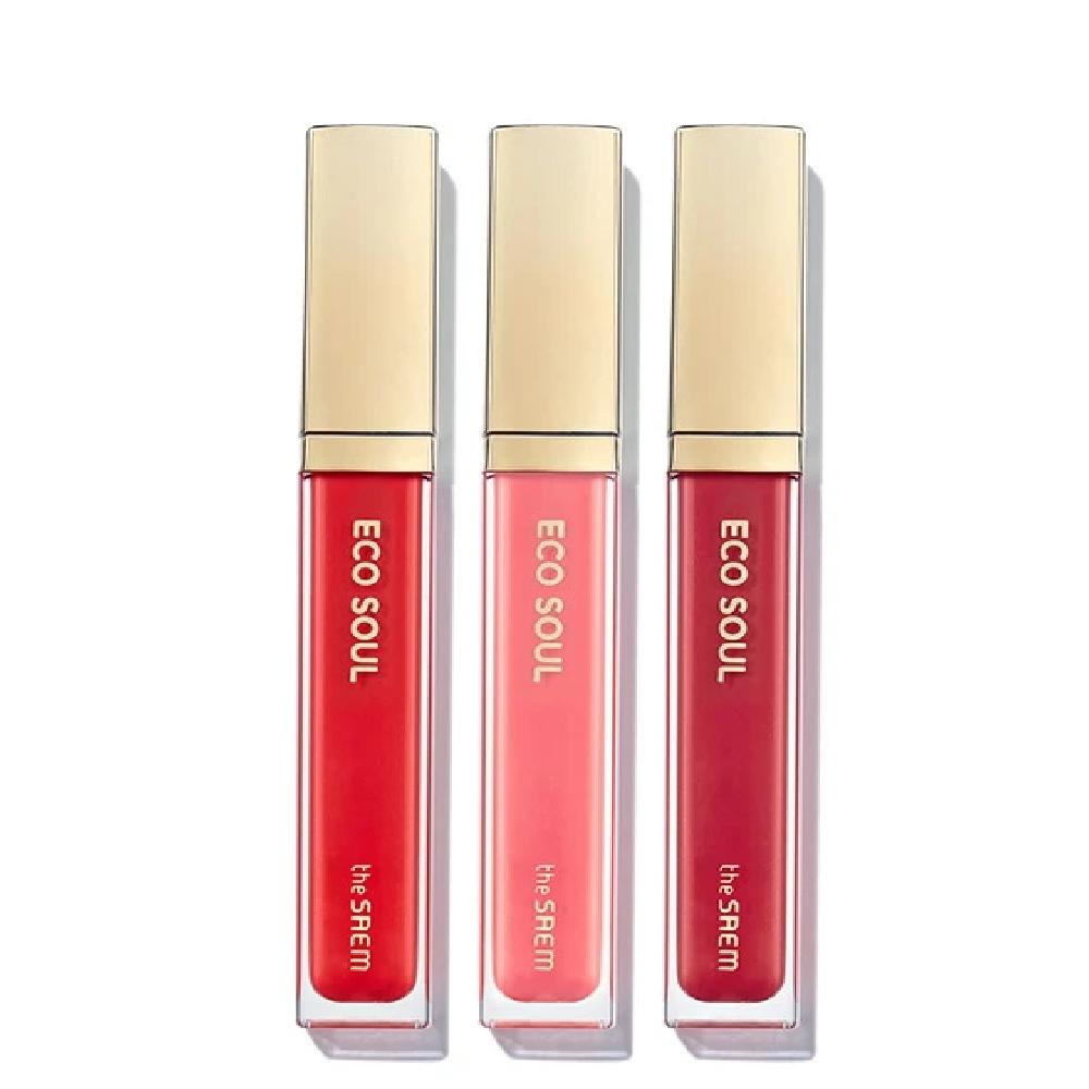 ECO SOUL Shine Lip Gloss CR01 Coral Nectar 4.3g_US