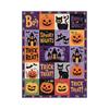 Halloween Print Pumpkin Castle Blanket Flannel Blanket Throw Blanket