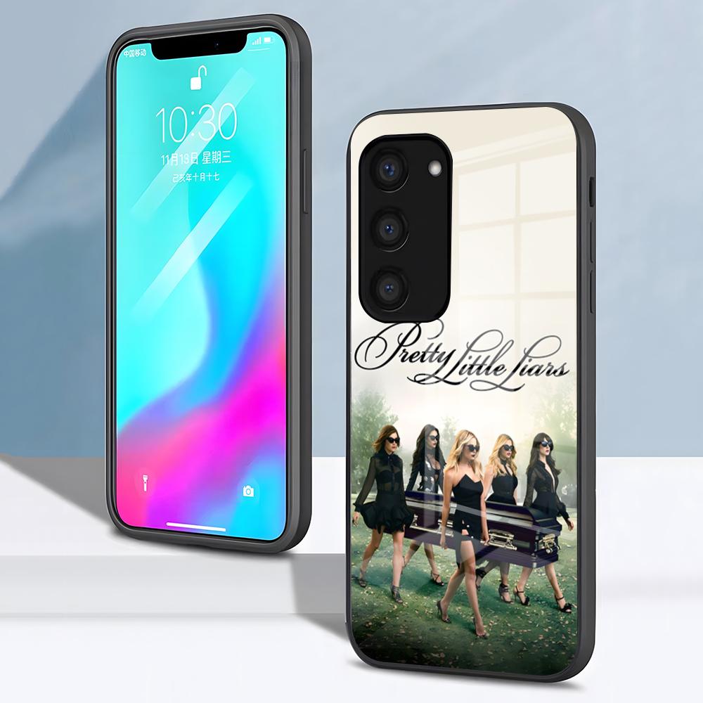 Pretty Little Liars Phone Case For Samsung S26 S25 S24 FE S23 S22 S21 Plus S20 Ultra Note20Ultra Black Glass Cover