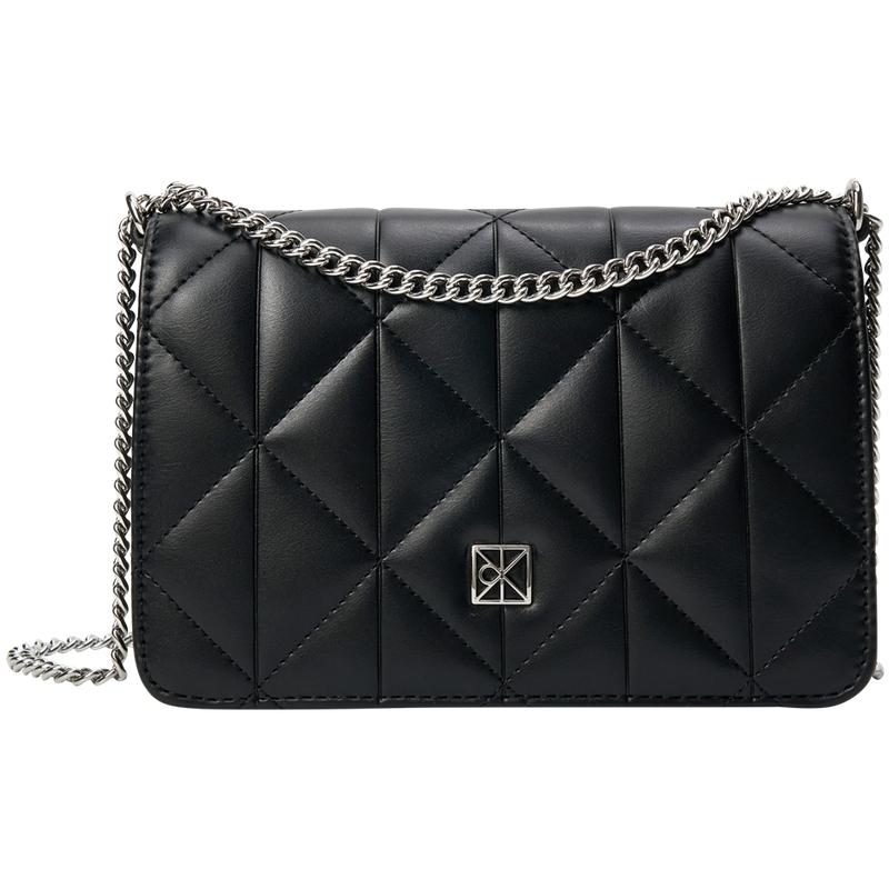 

Calvin Klein Commuter High-End Versatile Shoulder Crossbody Bag Women bags Space-Black 4F3321G-UB1 Basic Set (Bag)