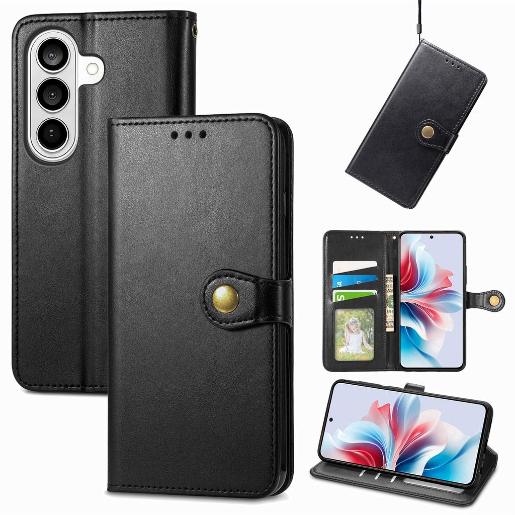 For Sony Xperia 10 VII Case PU Leather Flip Wallet Phone Cover with Strap