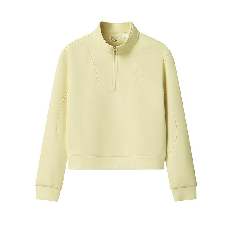 

Fila Белый Повседневный Классический Мягкий Дофаминовый Вязаный Укороченный Пуловер Свитшот Женский свитшот F11W543201FMT M