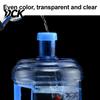 Water Storage for Emergencies Reusable Jug with Easy Grip Handle, Clear PET Refillable Household Liquid Bottle, Portable Container Home Office