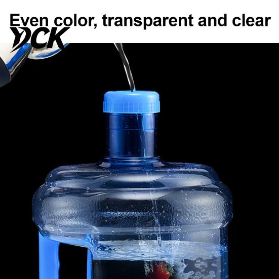 Water Storage for Emergencies Reusable Jug with Easy Grip Handle, Clear PET Refillable Household Liquid Bottle, Portable Container Home Office