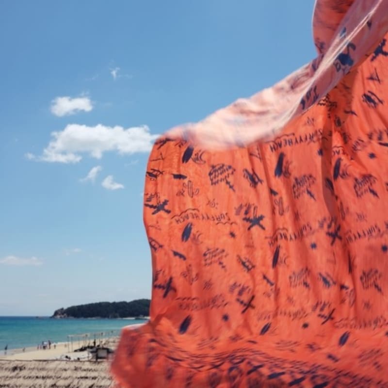 MATT AND MEL [Sarong] Surfyy beach - Pink