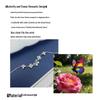 S925 Sterling Silver Flower & Butterfly Bracelet for Women, Personalized with Zircon, Simple & Versatile Design