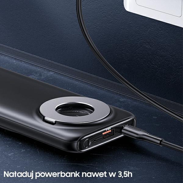 Usams Powerbank Pb62 10000Mah 20W        Qc3.0+Pd Magnetic Wireless Fast Charge Niebieski/Blue 10Kcd17104 (Us-Cd171)