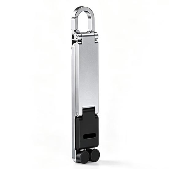 Kantoor bureauaccessoire Mini opvouwbare telefoonstandaard sleutelhanger, Draagbare telefoonhouder voor zak bureau, Huis Reizen