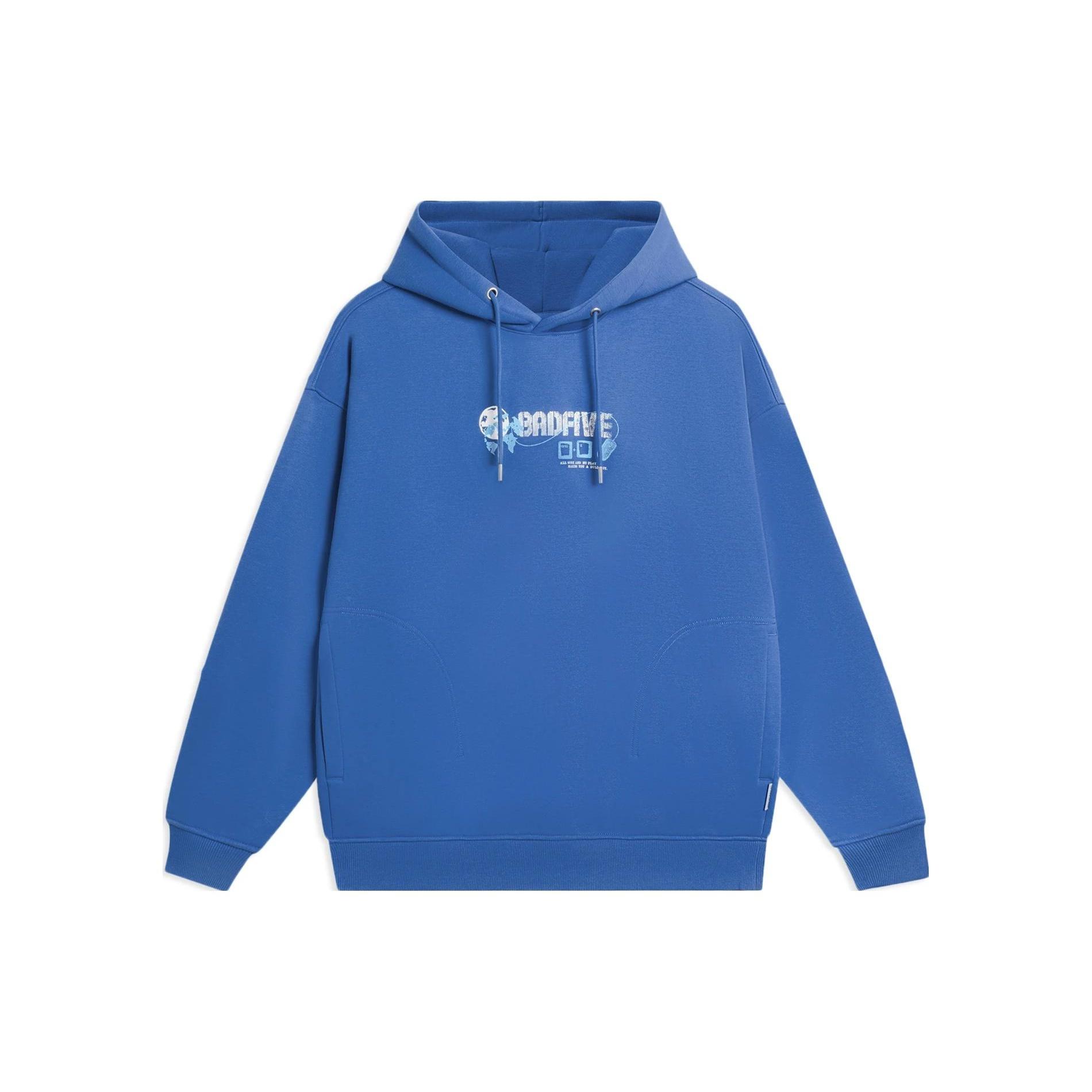 Li-Ning BadFive Graphic Hoodie Blue Men s AWDSC09-1 L