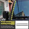 Car Front Windshield Window Trim Edge Moulding Rubber Weatherstrip Seal Strip