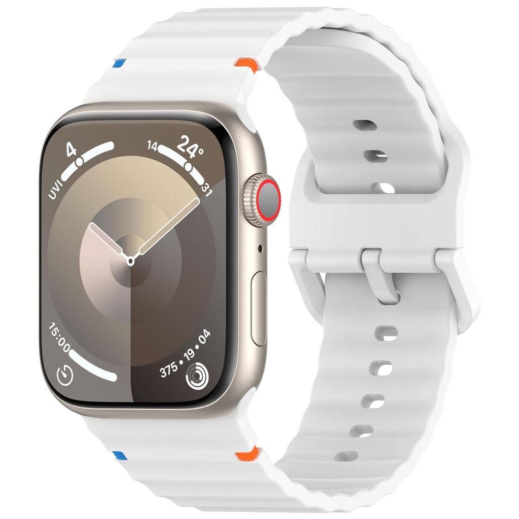 Watch Band For Apple Watch Serise 11 10 9 8 7 SE3 46mm 42mm 41mm 45mm 44mm 40mm Sport Silicone Strap For iWatch Ultra 2 3 49mm