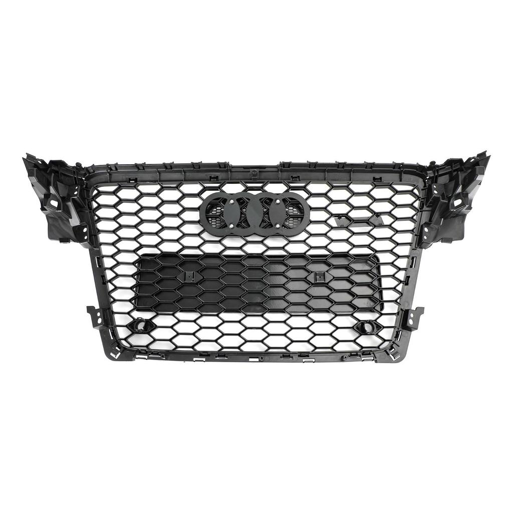 RS4 Style Honeycomb Sport Mesh Hex Grille Grill Fit A4/S4 B8 2009-2012