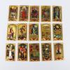 Mazzo di Tarocchi Bianco Edizione da Collezione: Set Completo Foglia Oro, Materiale PET, Nuove Carte dei Tarocchi.