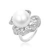 Xiancan Jewelry 2024 Elegant Women's Pearl Ring S925 Silver 14mm Shell