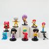 10 Stück PVC Zeichentrickfigur Statue inspiriert von Animationsfilmen Sammlerstück Spielzeug Dekoration Ornament Fans Enthusiasten Geschenk
