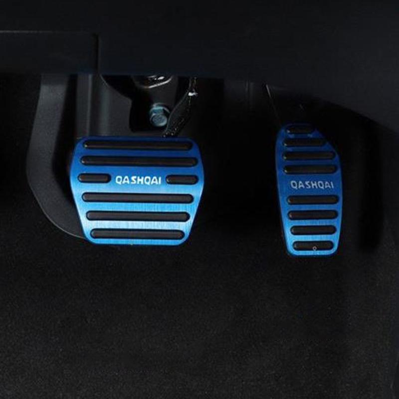 Car Fuel Accelerator Brake Pedals Cover Pad Accessories For Nissan Qashqai J11 J12 2014-2017 2018 2024
