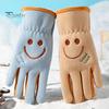 Kids Ski Gloves Winter Windproof Thermal Snow Gloves Cartoon Fleece Warm Mitten for Boys Girls Skiing Snowboard Cycling