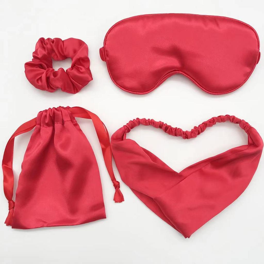 Fashion OEM Private Label Custom Cute Silk Cotton Travel Eyecover Eye Mask for Sleeping
