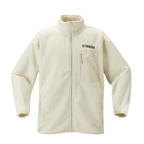 Yamaha Motor Fleece Jacket RY3011 Size (Yamaha) White, M, 90792-AE80M