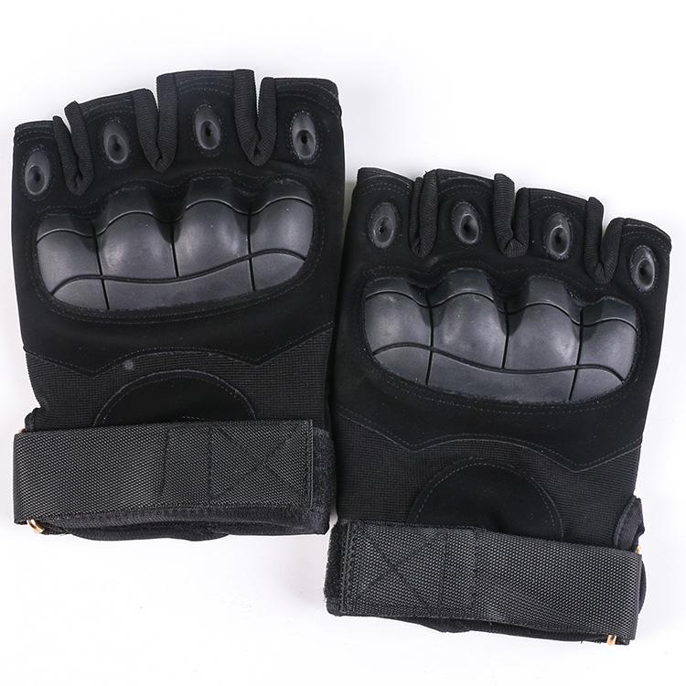 Tactical Gloves Outdoor Half Finger New Style Men and Women Military Fans Performing Cycling Sports Fitness Protective Performance Gloves