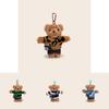 Bear Plush Keychain Wearing A Sweater And Carrying A Camera Design For Bag Accessories And Collectors Item