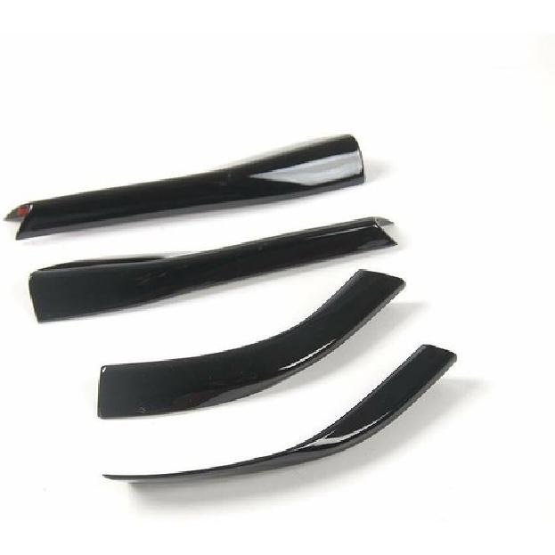 Rearview Mirror Base Trim Decor Strip Cover Bezels for Ford Mustang 2015+ Black