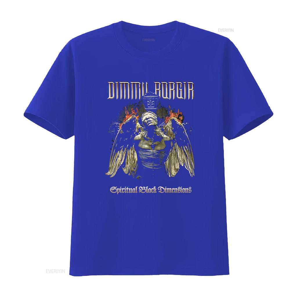 DIMMU BORGIR Spiritual Black Dimensions T Shirt Design Gotico Metal per Uomo e Donna Top Lavato Vintage per Uso Quotidiano