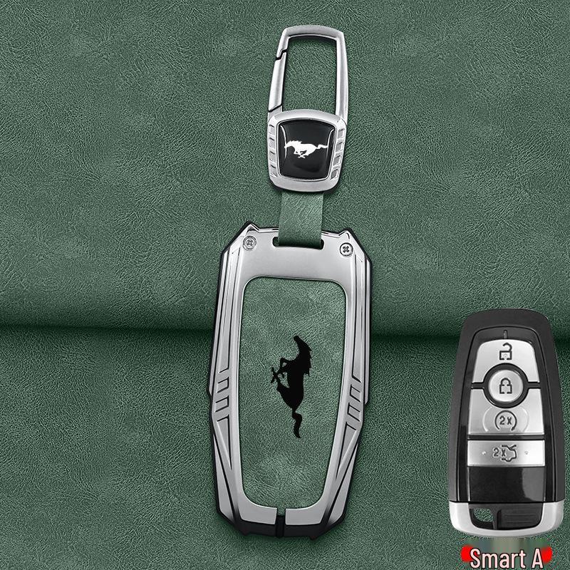 Estojo para Chaves e Óculos Cavalo Elétrico para Ford Mustang Cobra - Concha Protetora e Fivela Unissex