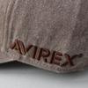 AVIREX Military 6-Panel Low Cap Pigment Cap Baseball Cap Hat Men's USAF Braun