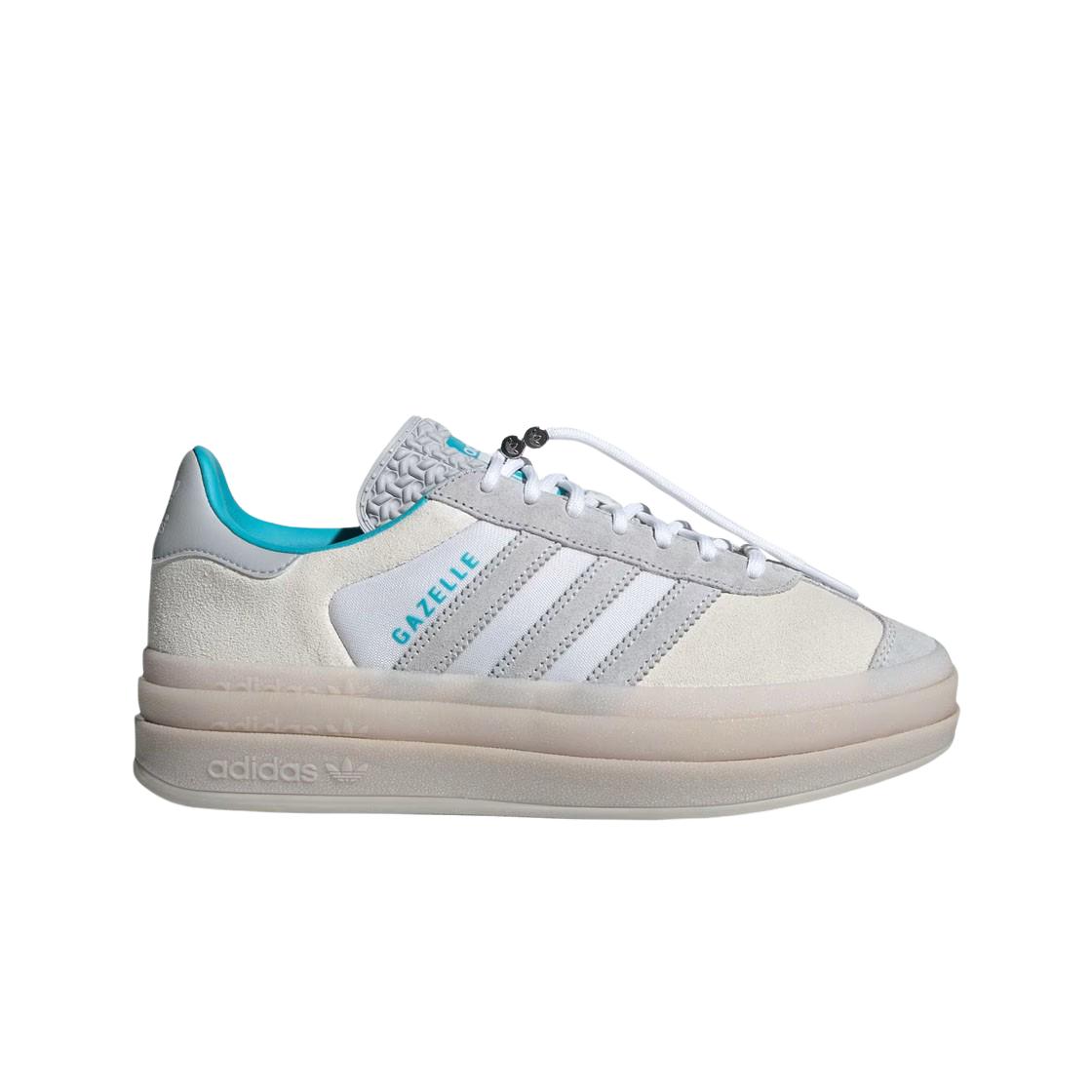 

(в) Adidas X Ordinary People Gazelle Bold Облачно-белый Светло-голубой 250