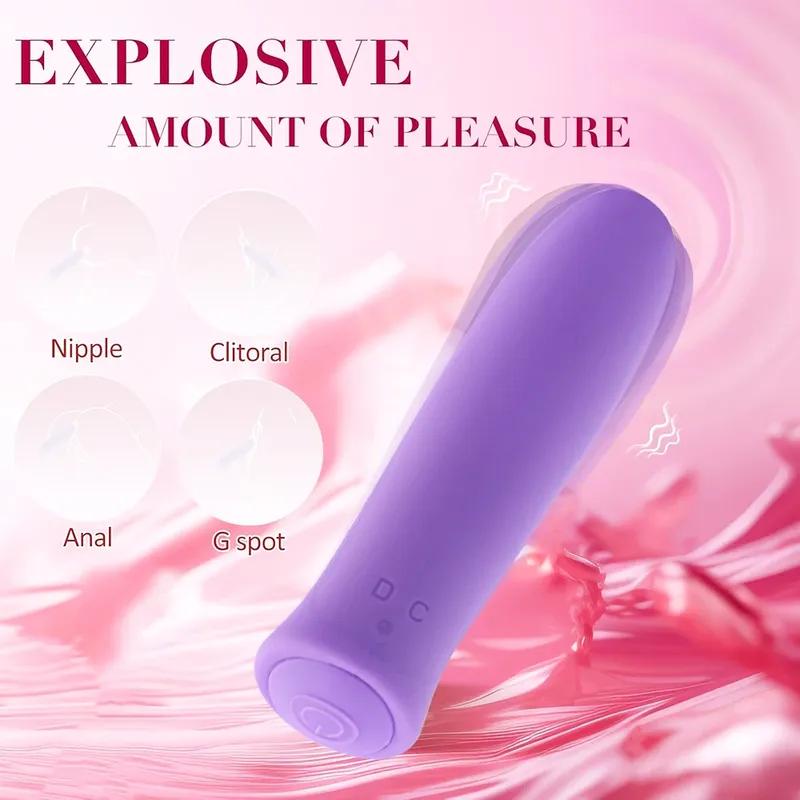 Mini Bullet G Spot Vibrator Powerful Vagin Massager Female Dildo Clitoris Nipples Stimulator Maturbator Adult Erotic Toys Women