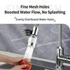 Universal 360° Rotatable Kitchen Faucet Filter Extension Pull-out Tap Purifier Water Saving Sprayer Head Splash-proof Nozzle