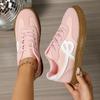Fashion Women's Flat-bottomed Sneakers Spring and Autumn 2025 Series Fashion Casual Lace-up Comfortable Low-cut Shoes Zapatos De Mujer