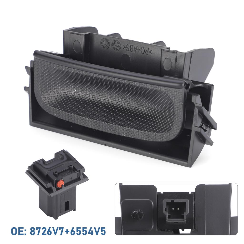 Black Plastic Boot Release Switch For Peugeot 206 207 307 308 407SW 5008 Citroen Xsara Picasso C3 C4 C4 Picasso 6554V5 8726V7