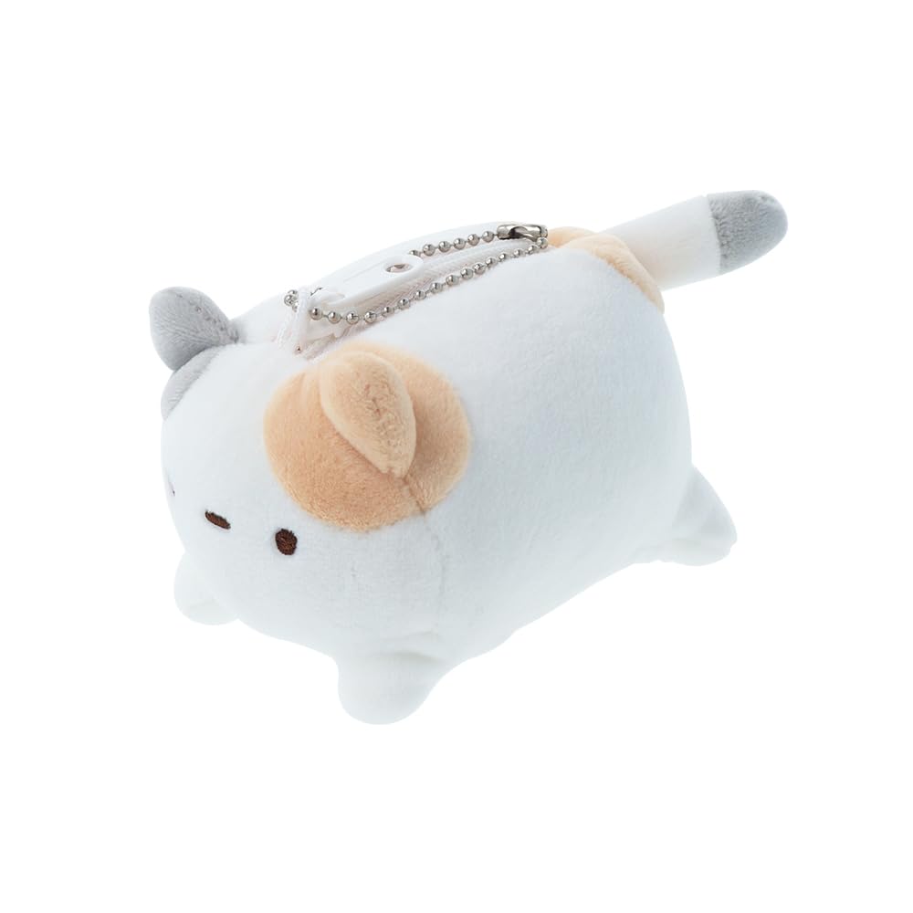 Sunstar Stationery Mike Zundou Cat Keychain Plush Toy S8349010
