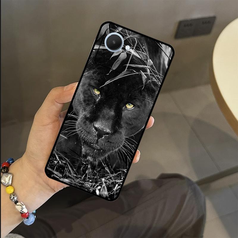 Animal Lion Tiger Case For Realme C53 C55 C51 C25 C63 C61 C65 C67 C71 C75 GT6 GT7 Pro 11 12 13 14 15 Pro Plus