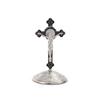 With Stand Zinc Zinc Alloy Cross Ornaments Religious Plated Gold Statue Church Cross Ornaments  Home Decor