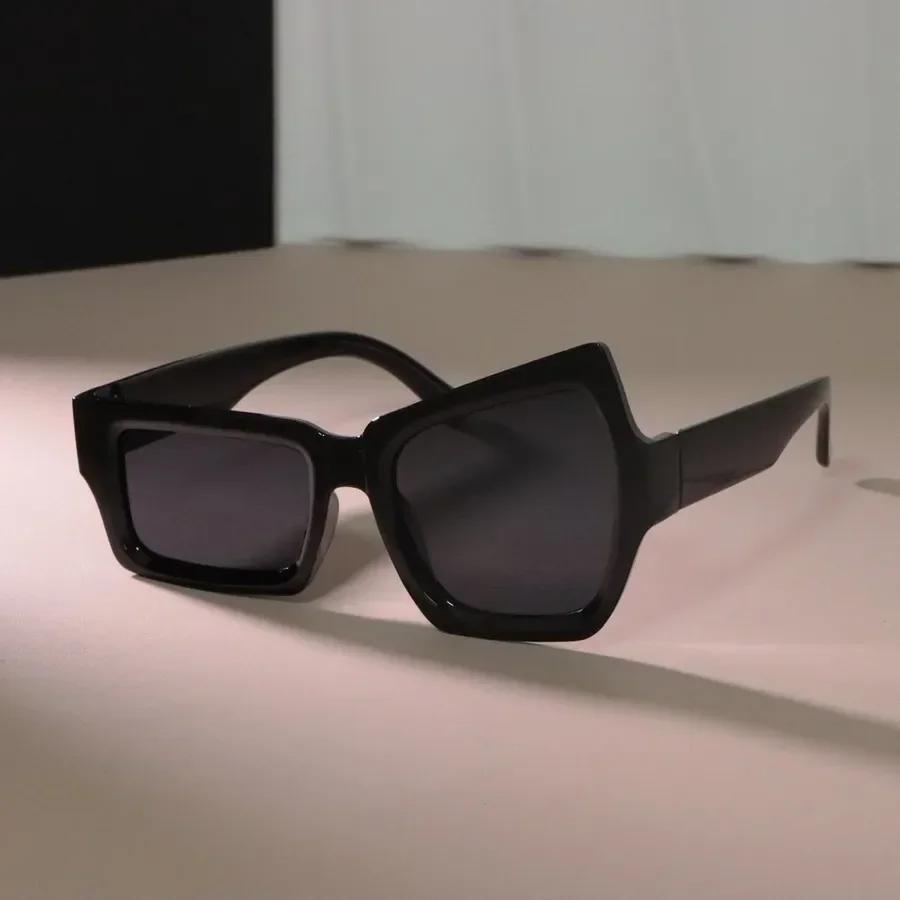 Cool Punk Sun Glasses Women Men Cat Eye Sunglasses Female Colorful Black Square Mirror Designer Brand Fashion