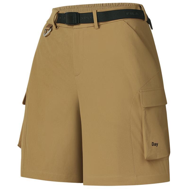 FILA Women s Woven Bermuda Cargo Shorts L