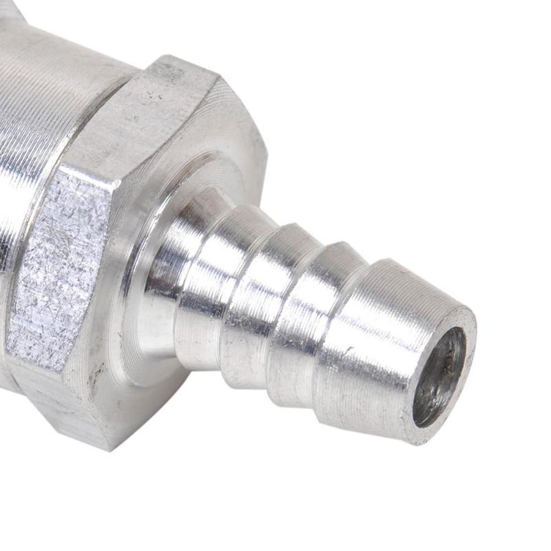 Aluminum Fuel Non Return Check Valve Motorcycle Fuel System Accesory 6/8/10/12mm