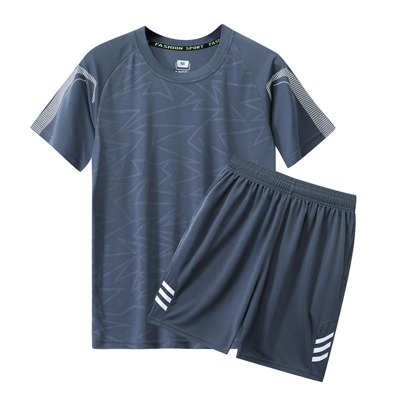 Ensemble Short et Haut sans Dos à Manches Courtes pour Homme