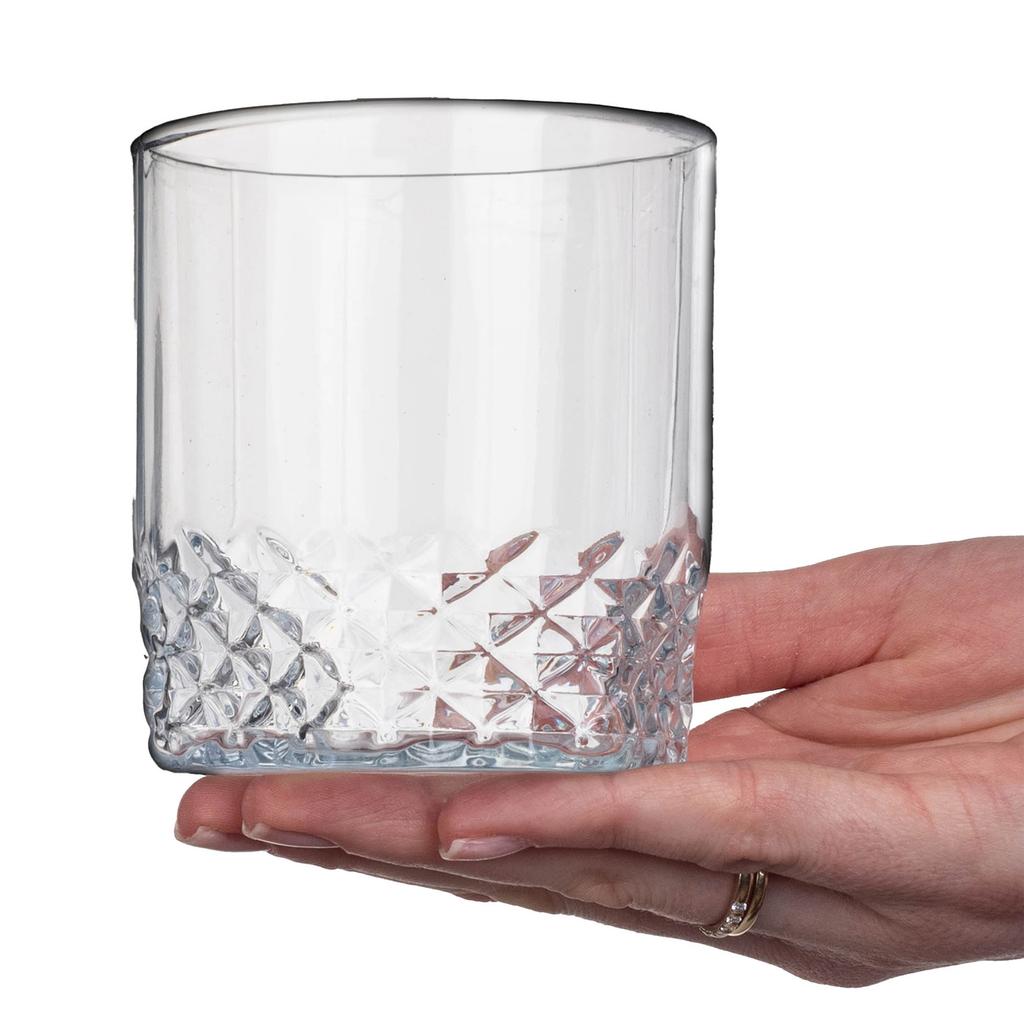 KADAX Szklanki Do Whisky Napojów Drinków Wody Komplet 330ml Prezent Niskie