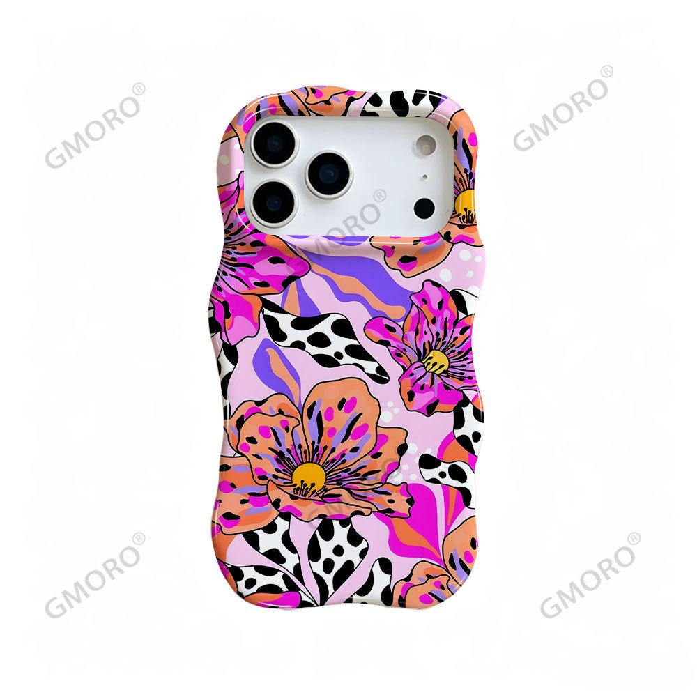 South East Asia Explosive Spice Girl Wind Phone Case Apple 17 Flower Leopard Print iPhone13promax Wave Film Case