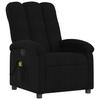 Massage Relax Chair Black Fabric
