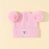 Herbst Winter Baby Warme Gestrickte Hüte Mit Pom Kinder Stricken Beanie Hut Einfarbig Kinder Hut Für Jungen Mädchen Zubehör