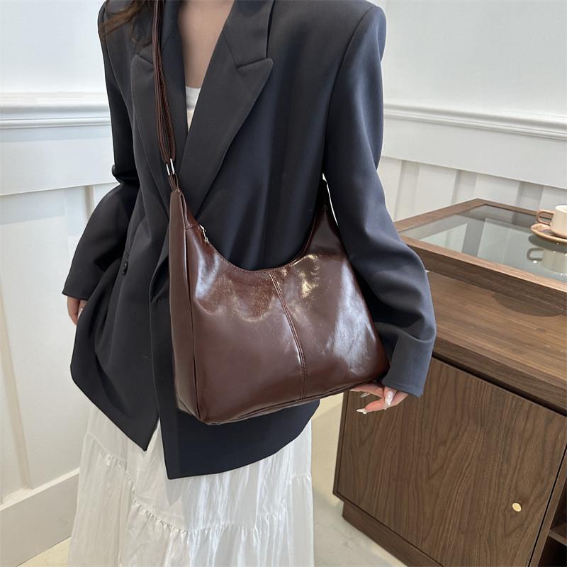 Stylish Solid Color Tote Bag With Zipper Closure And Phone Pocket For Women