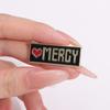 Mercy-merke Undertale-spill Emailepin Kreativitet Tegneserie Dekorative brosjer Krage Reversmerke Mote Smykketilbehør Gave